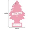 imageLITTLE TREES Air Fresheners Car Air Freshener Hanging Tree Provides Long Lasting Scent for Auto or Home Wild Cherry 24 Air FreshenersCherry Blossom Honey
