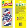 imageLITTLE TREES Air Fresheners Car Air Freshener Hanging Tree Provides Long Lasting Scent for Auto or Home Wild Cherry 24 Air FreshenersFresh Shave