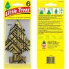 imageLITTLE TREES Air Fresheners Car Air Freshener Hanging Tree Provides Long Lasting Scent for Auto or Home Wild Cherry 24 Air FreshenersGold