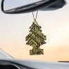 imageLITTLE TREES Air Fresheners Car Air Freshener Hanging Tree Provides Long Lasting Scent for Auto or Home Wild Cherry 24 Air FreshenersGold