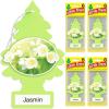 imageLITTLE TREES Air Fresheners Car Air Freshener Hanging Tree Provides Long Lasting Scent for Auto or Home Wild Cherry 24 Air FreshenersJasmin