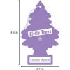 imageLITTLE TREES Air Fresheners Car Air Freshener Hanging Tree Provides Long Lasting Scent for Auto or Home Wild Cherry 24 Air FreshenersLavender Macaron