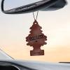 imageLITTLE TREES Air Fresheners Car Air Freshener Hanging Tree Provides Long Lasting Scent for Auto or Home Wild Cherry 24 Air FreshenersLeather