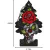 imageLITTLE TREES Air Fresheners Car Air Freshener Hanging Tree Provides Long Lasting Scent for Auto or Home Wild Cherry 24 Air FreshenersRose Thorn