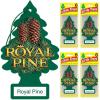 imageLITTLE TREES Air Fresheners Car Air Freshener Hanging Tree Provides Long Lasting Scent for Auto or Home Wild Cherry 24 Air FreshenersRoyal Pine