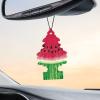 imageLITTLE TREES Air Fresheners Car Air Freshener Hanging Tree Provides Long Lasting Scent for Auto or Home Wild Cherry 24 Air FreshenersWatermelon