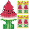 imageLITTLE TREES Air Fresheners Car Air Freshener Hanging Tree Provides Long Lasting Scent for Auto or Home Wild Cherry 24 Air FreshenersWatermelon