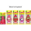 imageLITTLE TREES Air Fresheners Car Air Freshener Hanging Tree Provides Long Lasting Scent for Auto or Home Wild Cherry 24 Air FreshenersWatermelon