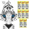 imageLITTLE TREES Air Fresheners Car Air Freshener Hanging Tree Provides Long Lasting Scent for Auto or Home Wild Cherry 24 Air FreshenersWhite Tiger