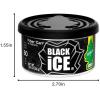 imageLITTLE TREES Car Air Freshener Fiber Can Provides a LongLasting Scent for Auto or Home Recycled Fiber New Car 4 Air FreshenersBlack Ice