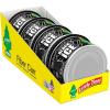 imageLITTLE TREES Car Air Freshener Fiber Can Provides a LongLasting Scent for Auto or Home Recycled Fiber New Car 4 Air FreshenersBlack Ice