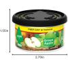 imageLITTLE TREES Car Air Freshener Fiber Can Provides a LongLasting Scent for Auto or Home Recycled Fiber New Car 4 Air FreshenersGreen Apple