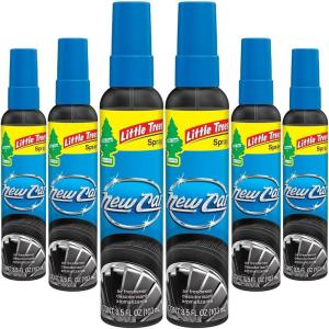 imageLITTLE TREES Car Air Freshener SPRAY Provides a LongLasting Scent for Auto or Home Onthego Freshness New Car Scent 6 Air FreshenersNew Car