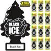 imageLITTLE TREES Air Fresheners Car Air Freshener Xtra Strength Provides LongLasting Scent for Auto or Home Extra Boost of Fragrance Vanillaroma 24 Air FreshenersBlack Ice