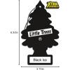 imageLITTLE TREES Air Fresheners Car Air Freshener Xtra Strength Provides LongLasting Scent for Auto or Home Extra Boost of Fragrance Vanillaroma 24 Air FreshenersBlack Ice