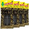 image:imageLITTLE TREES Car Air Freshener  Vent Wrap Provides Long Lasting Scent Invisibly Fresh  16 Air Fresheners  GoldGold